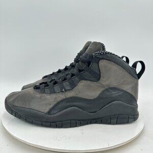Vintage Nike Air Jordan X 10 Men Size 9 130209-001 Black Grey Shadow Shoe Taiwan